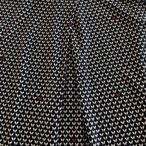 J Jill Wearever Collection Black/White Knit Skirt Sz M‎ - EUC - Picture 4 of 7